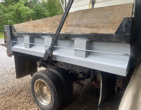 Truck with Welded Bed Repair