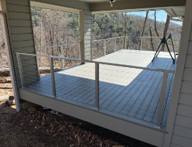 Aluminum cable rails